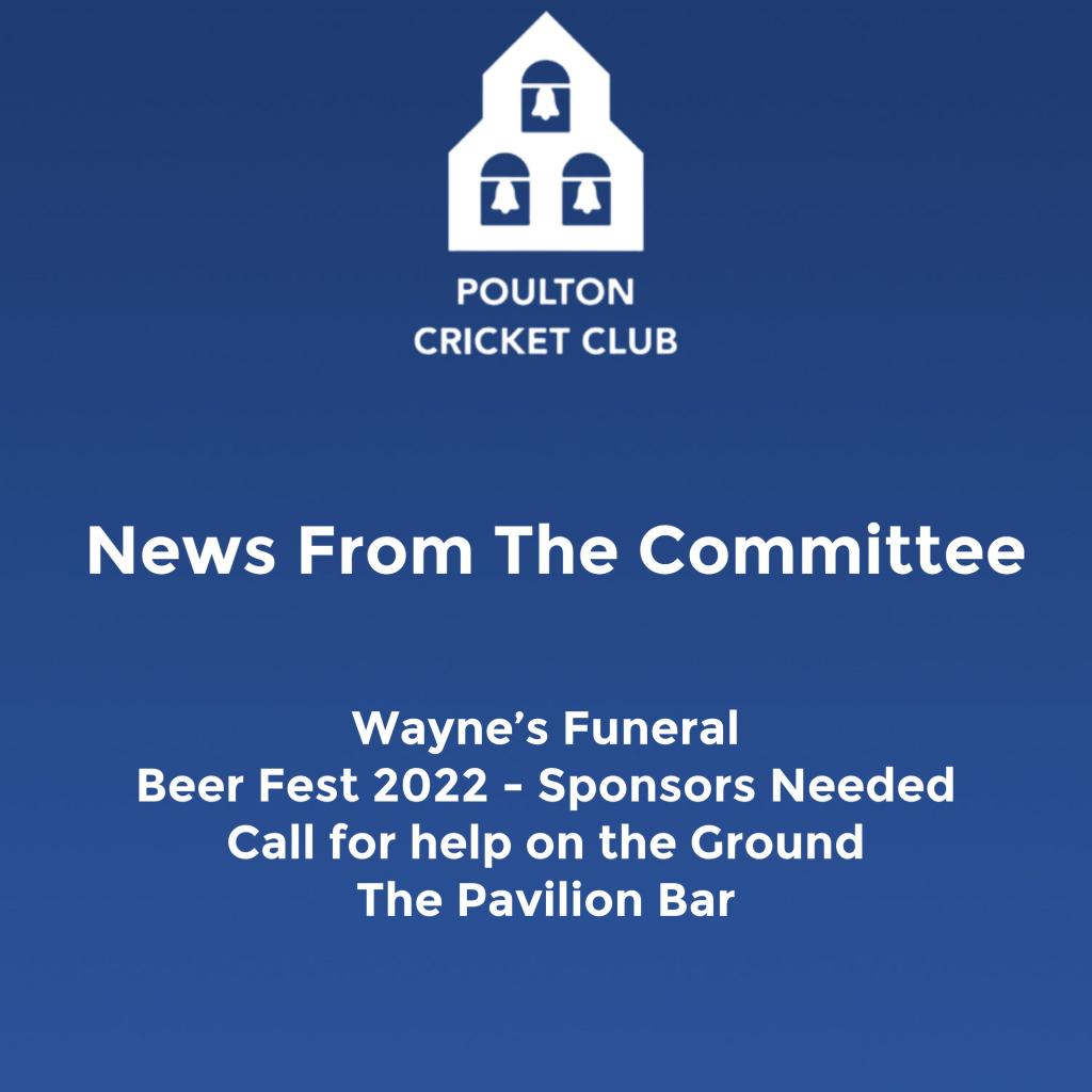 News From the Committee